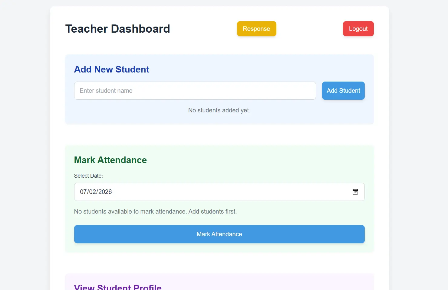 Smart Attendance Tracker preview